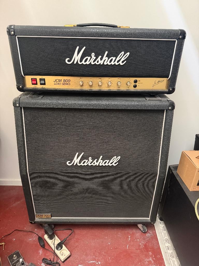 Marshall JCM800 Lead series 2203, Muziek en Instrumenten, Versterkers | Bas en Gitaar, Ophalen, Zo goed als nieuw, Gitaar, 100 watt of meer