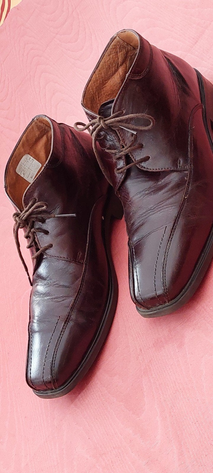 schoenen maat 42 nicola benson, Vêtements | Hommes, Chaussures, Enlèvement ou Envoi, Chaussures à lacets, Comme neuf, Brun