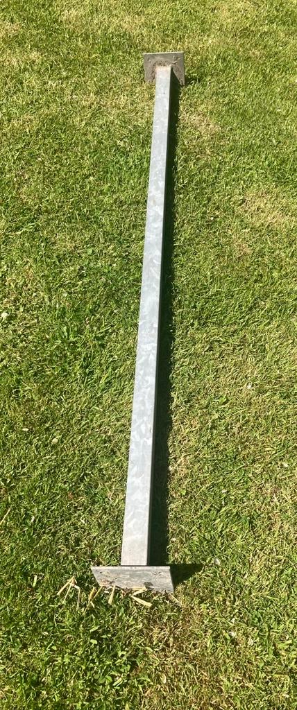 Profile acier galvanise 1m80 (4 pieces ), Bricolage & Construction, Métaux, Enlèvement, Utilisé