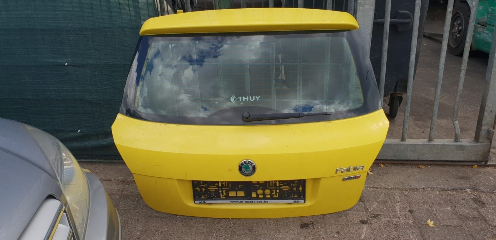 SKODA FABIA HB   ACHTERKLEP BJ 2012, Arrière, -, Haillon arrière, Utilisé