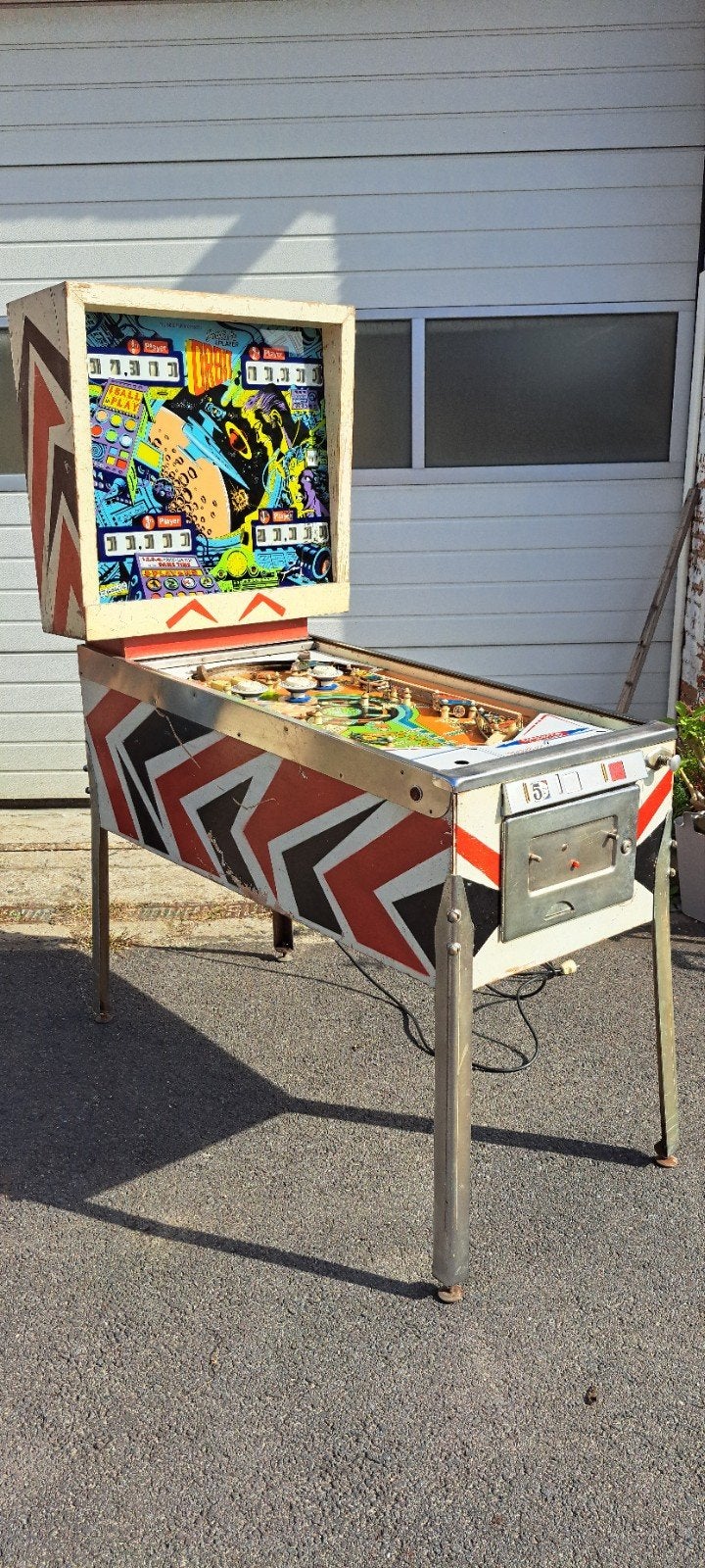 Gottlieb Orbit, Collections, Enlèvement, Flipper (jeu), Gottlieb