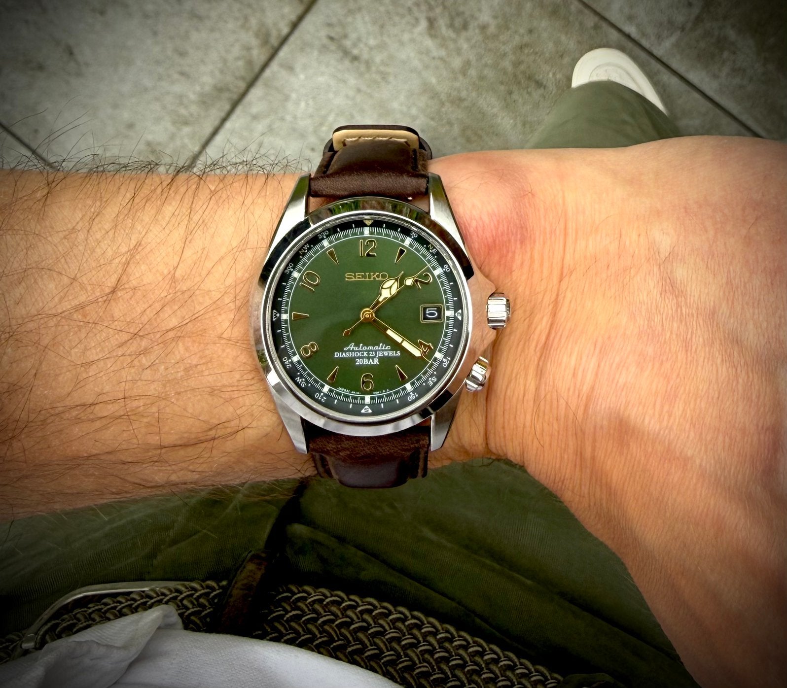 Seiko SARB017 Alpinist | Complete Collector’s Package |, Bijoux, Sacs & Beauté, Montres | Hommes, Enlèvement ou Envoi, Comme neuf
