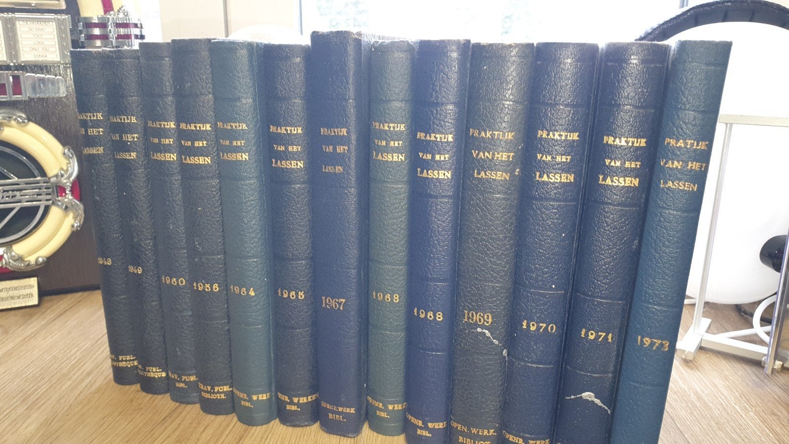 Prachtige partij vintage lasboeken "Praktijk van het lassen, Ophalen