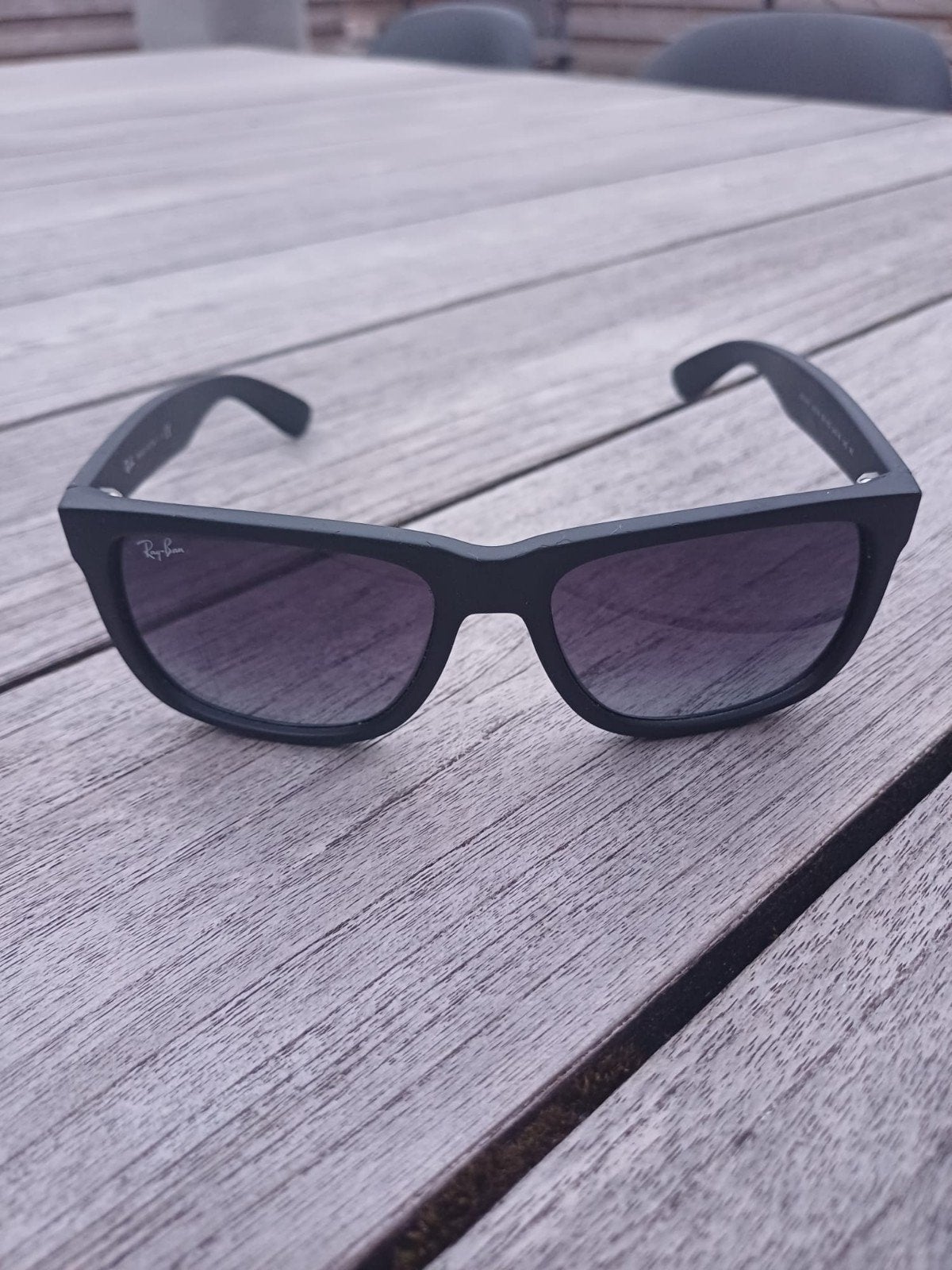 Zonnebril Ray-Ban, Gebruikt, Zonnebril, Zwart, Ophalen of Verzenden