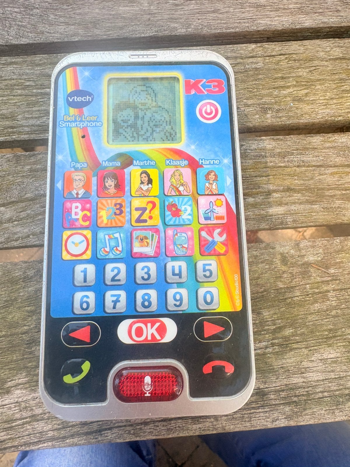K3 vtech Bel&Leer Smartphone, Kinderen en Baby's, Ophalen of Verzenden, Gebruikt