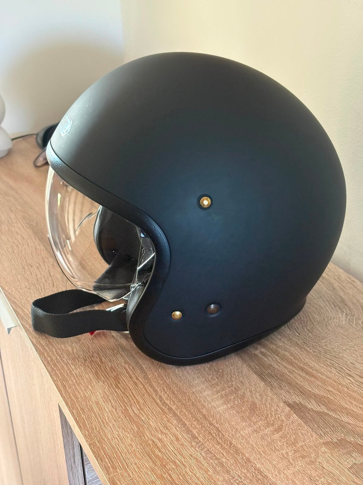 Casque de motos shoei., Enlèvement, Utilisé, Large