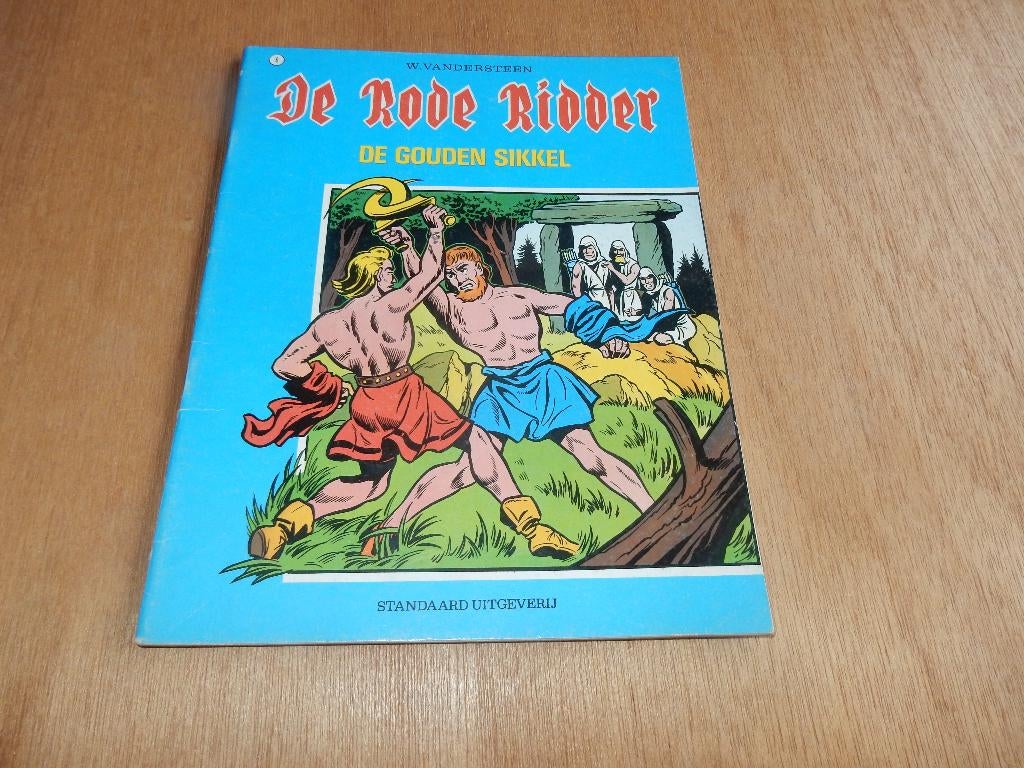 nr.520 - De rode ridder: de gouden sikkel - 8, Boeken, Eén stripboek, Ophalen of Verzenden, Gelezen