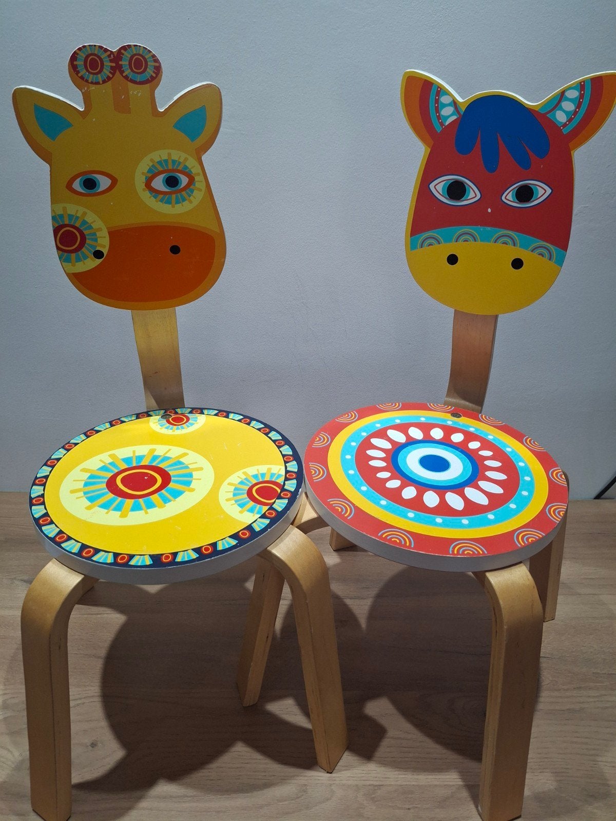 kinderstoeltjes 2x, Ophalen
