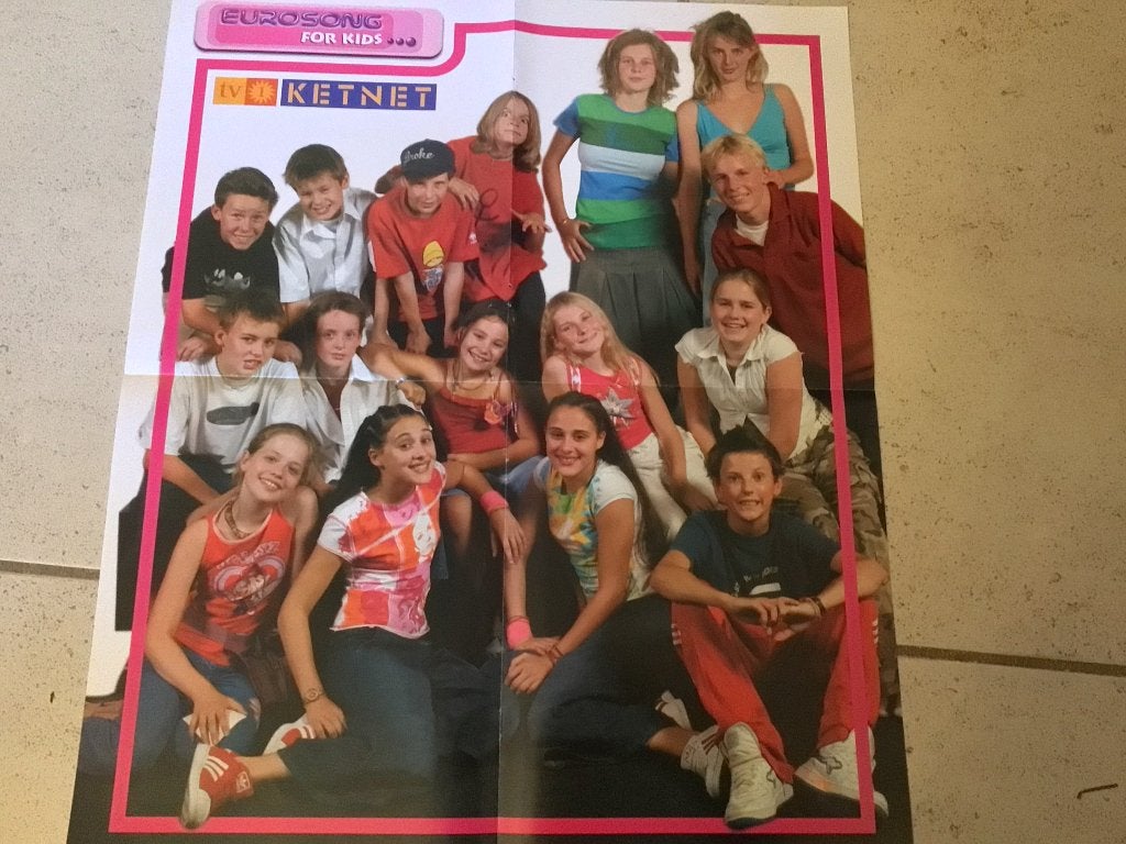 Poster eurosong for kids 2003 Ketnet Tv1, Verzamelen, Ophalen of Verzenden, Nieuw