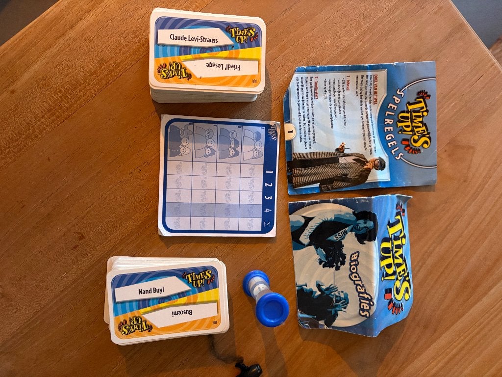 Time’s up (incl. Uitbreidingsset), Hobby en Vrije tijd, Vijf spelers of meer, Ophalen of Verzenden, Gebruikt, Overig
