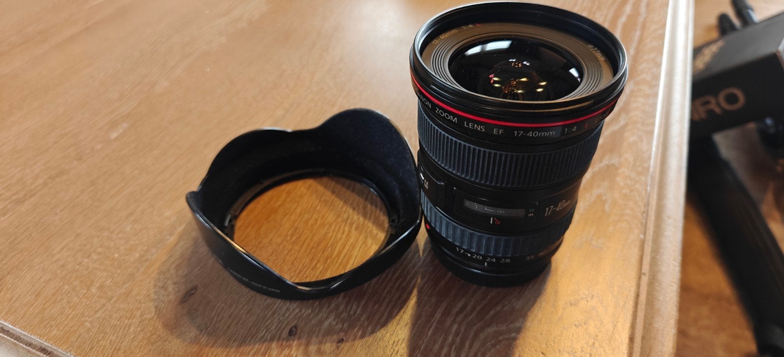 Canon 17 40 f4 usm, Ophalen, Canon