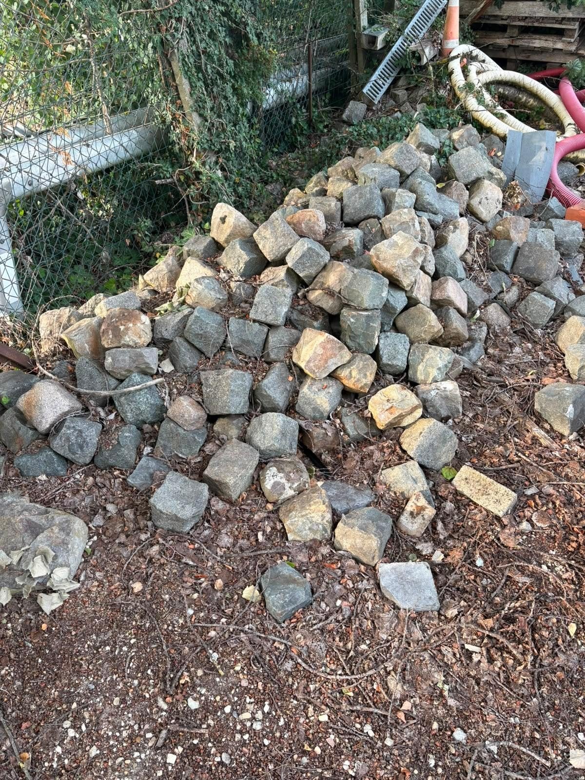 kasseien ongeveer 5 m² gratis, Jardin & Terrasse, Enlèvement