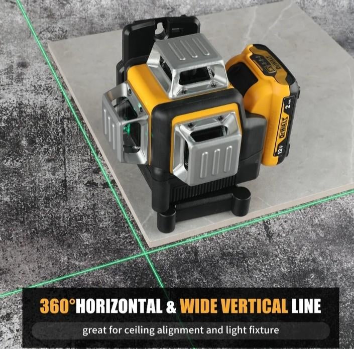 Niveau  avec trépied et deux batteries, Bricolage & Construction, Instruments de mesure