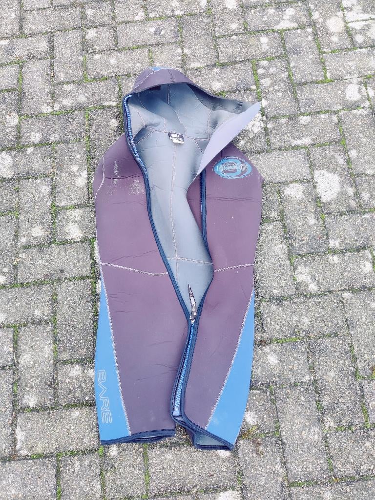 Duikpak Bare 7mm + 5mm, botten, handschoenen (maat L), Enlèvement, Utilisé, Combinaison de plongée