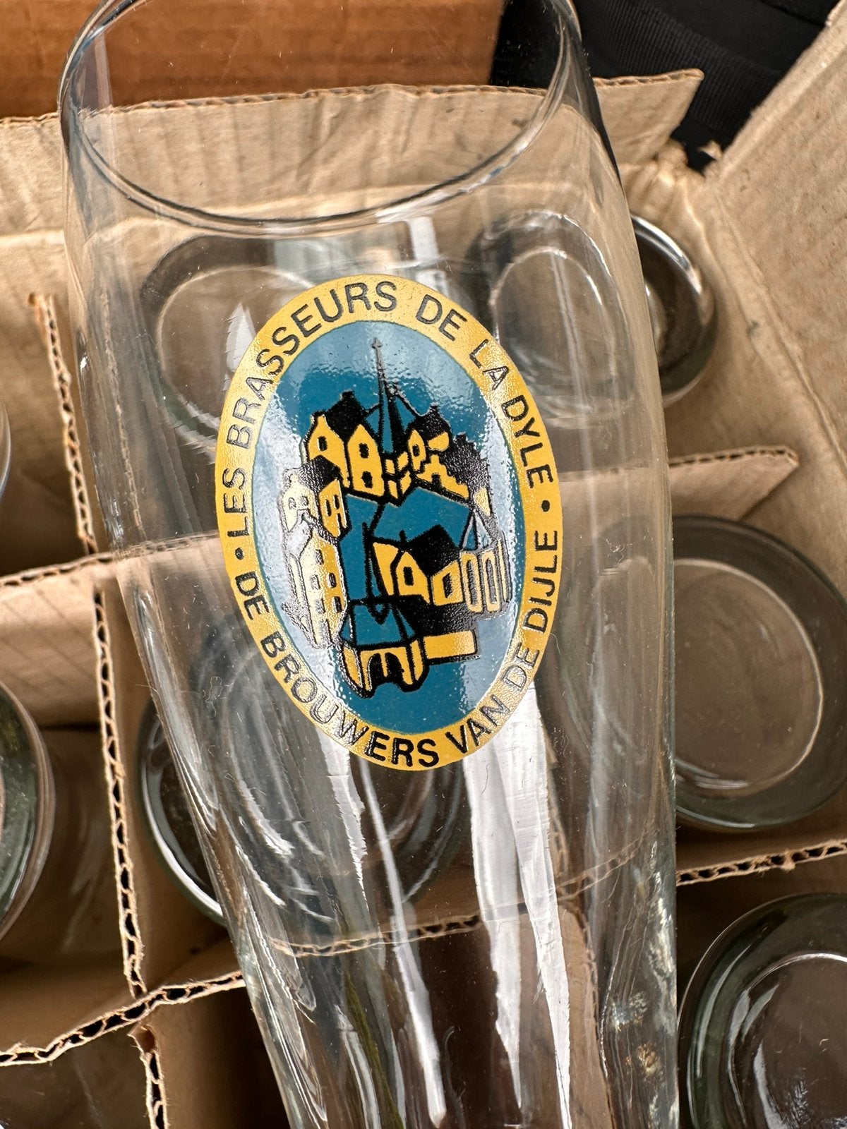 25cl bierglas De Brouwers Van De Dijle - 12 stuks, Ophalen of Verzenden, Nieuw, Glas of Glazen, Overige merken