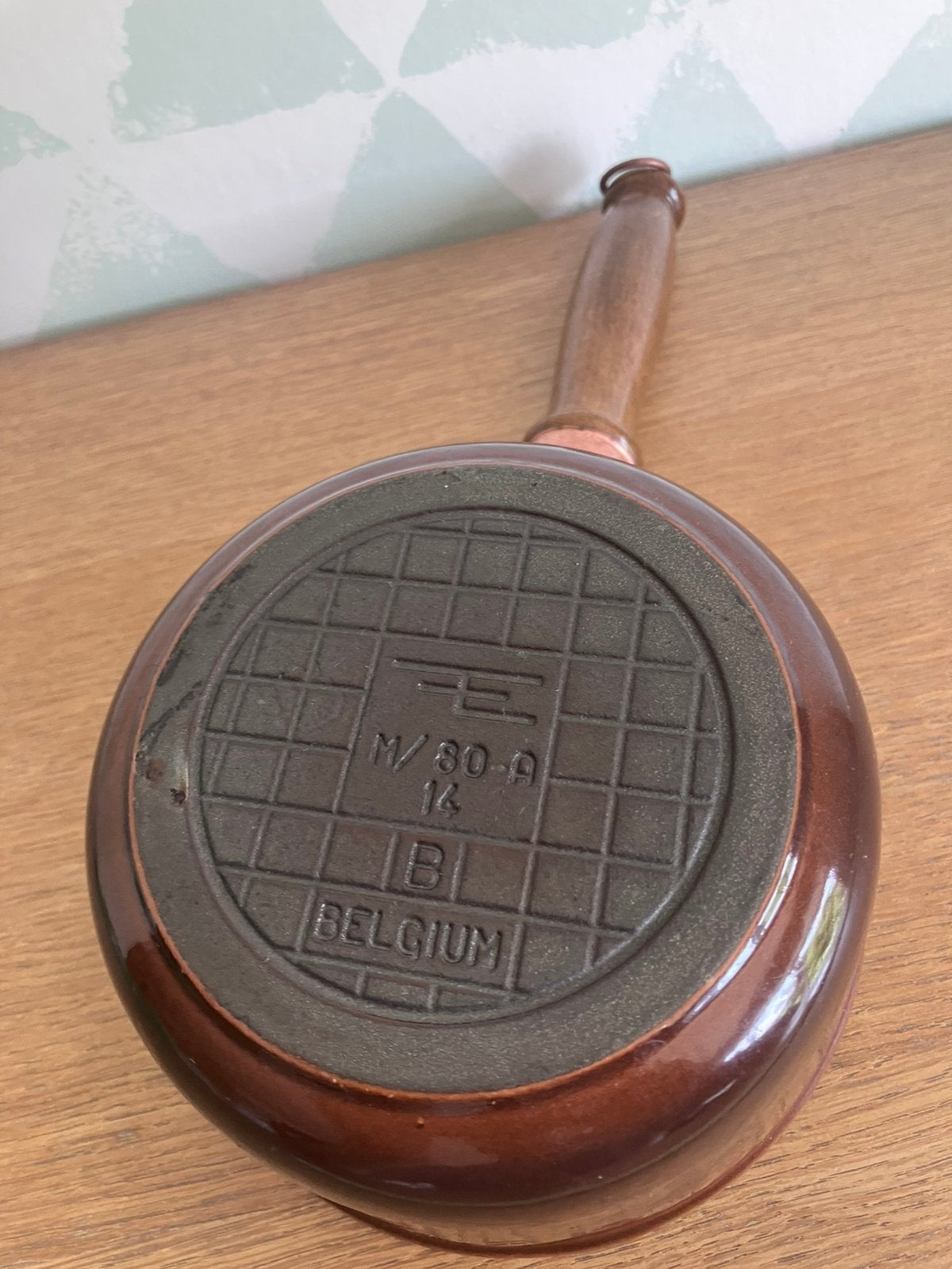 Descoware - vintage steelpannetje, Ophalen of Verzenden, Zo goed als nieuw, Gietijzer
