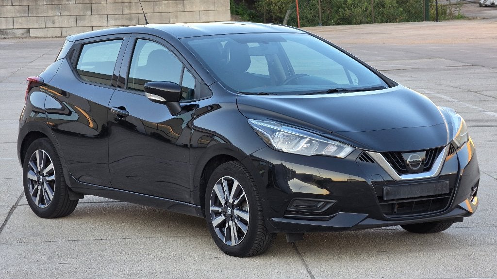 Nissan Micra 124.000kms 2018bwj. Gekeurd V V, Auto's, Voorwielaandrijving, Multifunctioneel stuurwiel, Euro 6, Zwart