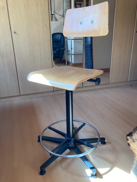 Atelierstoel, Maison & Meubles, Chaises de bureau, Enlèvement, Utilisé, Tabouret de bureau