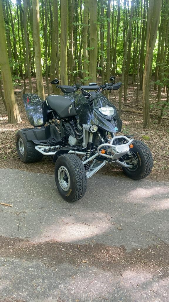 Bombardier ds 650x 1xxx km 2005 gekeurd!, Motoren, Quads en Trikes, Ophalen