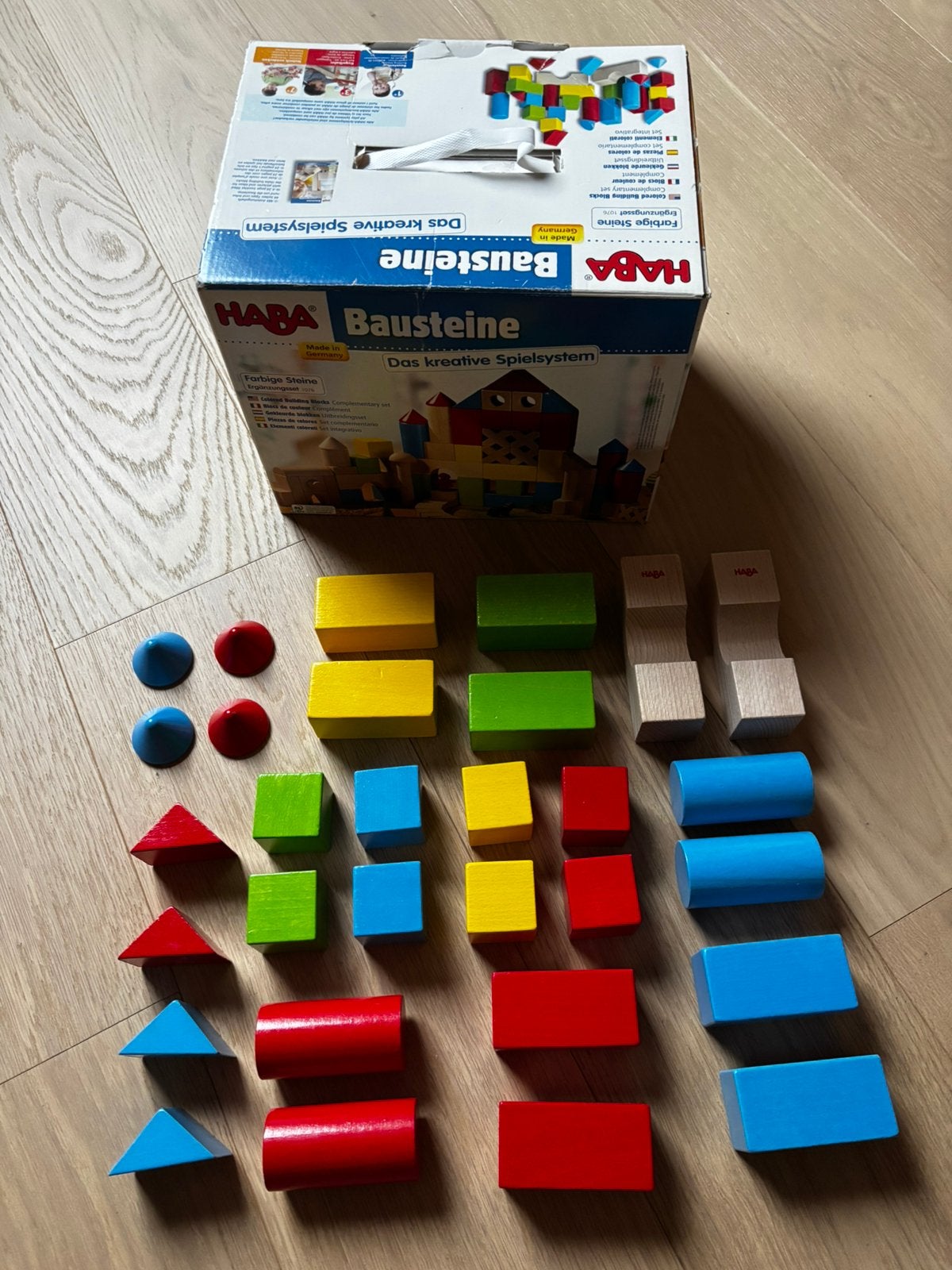 HABA bouwstenen set 1076 (30 stuks), Ophalen, Zo goed als nieuw
