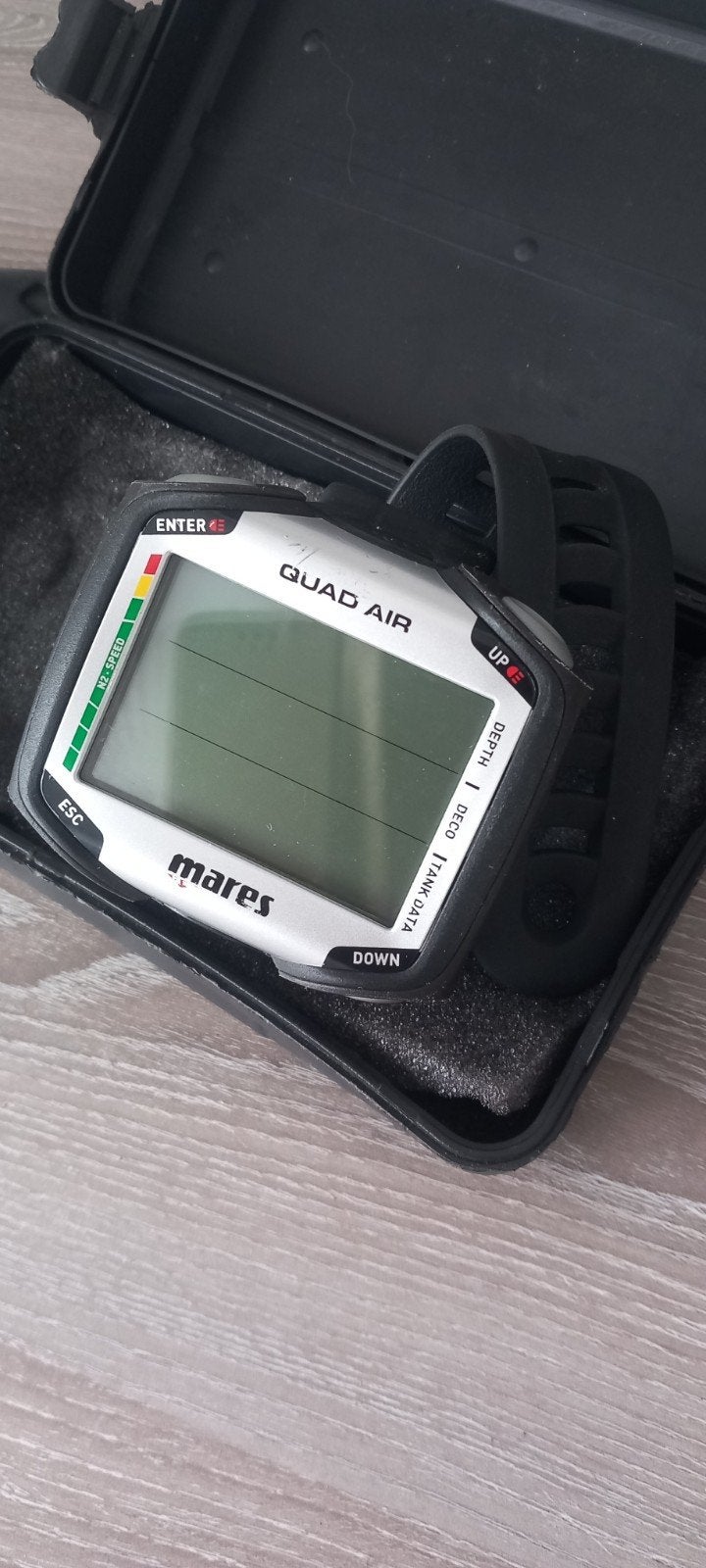 Duikcomputer Mares Quad air, Watersport en Boten, Duiken, Ophalen, Duikcomputer