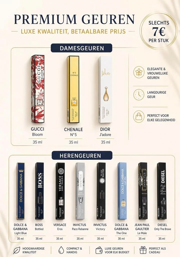 Parfums lekkere geuren, Ophalen, Zo goed als nieuw