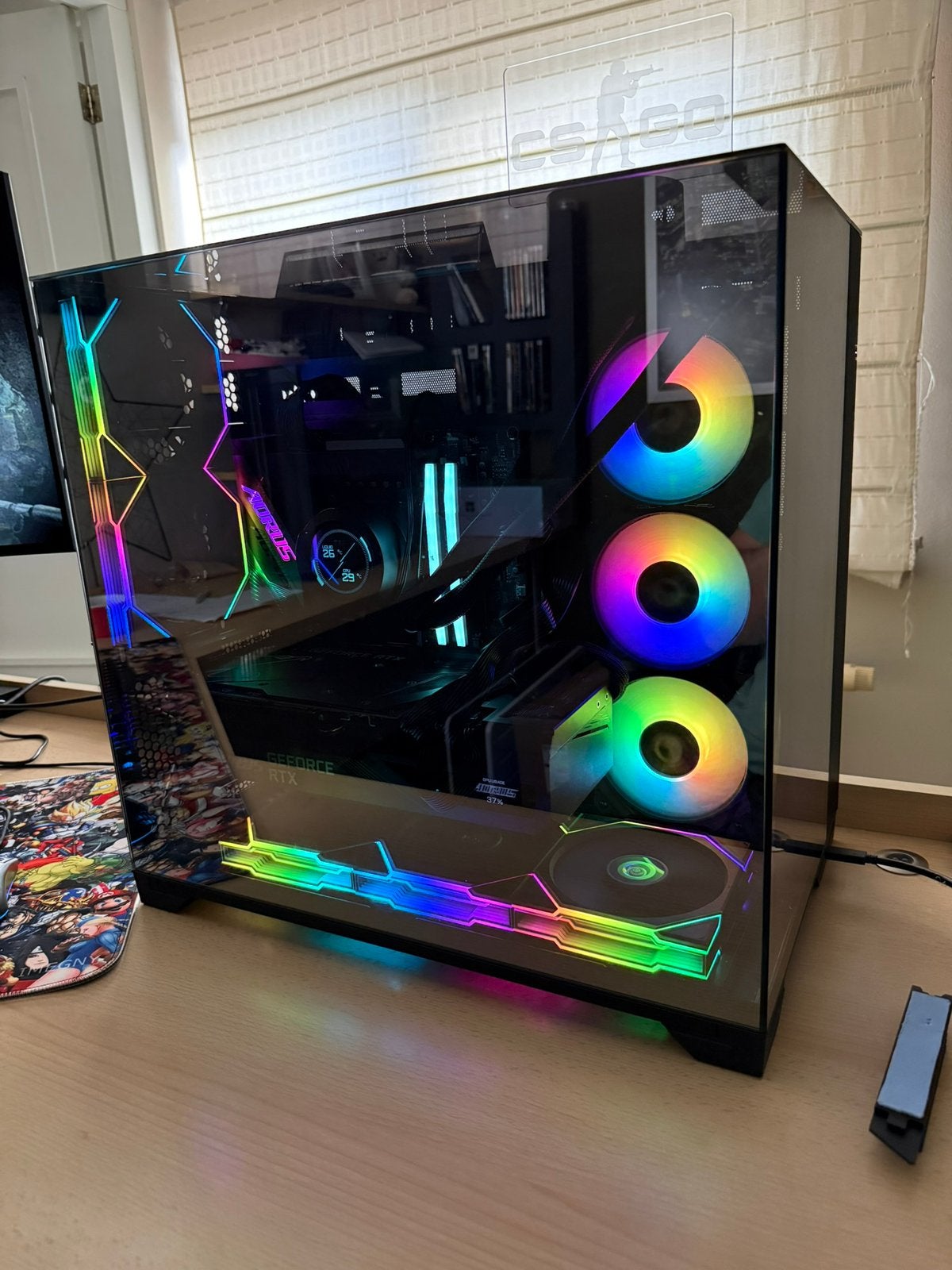 High end game pc i9 14900k met 49” oled 240hz, Enlèvement, SSD