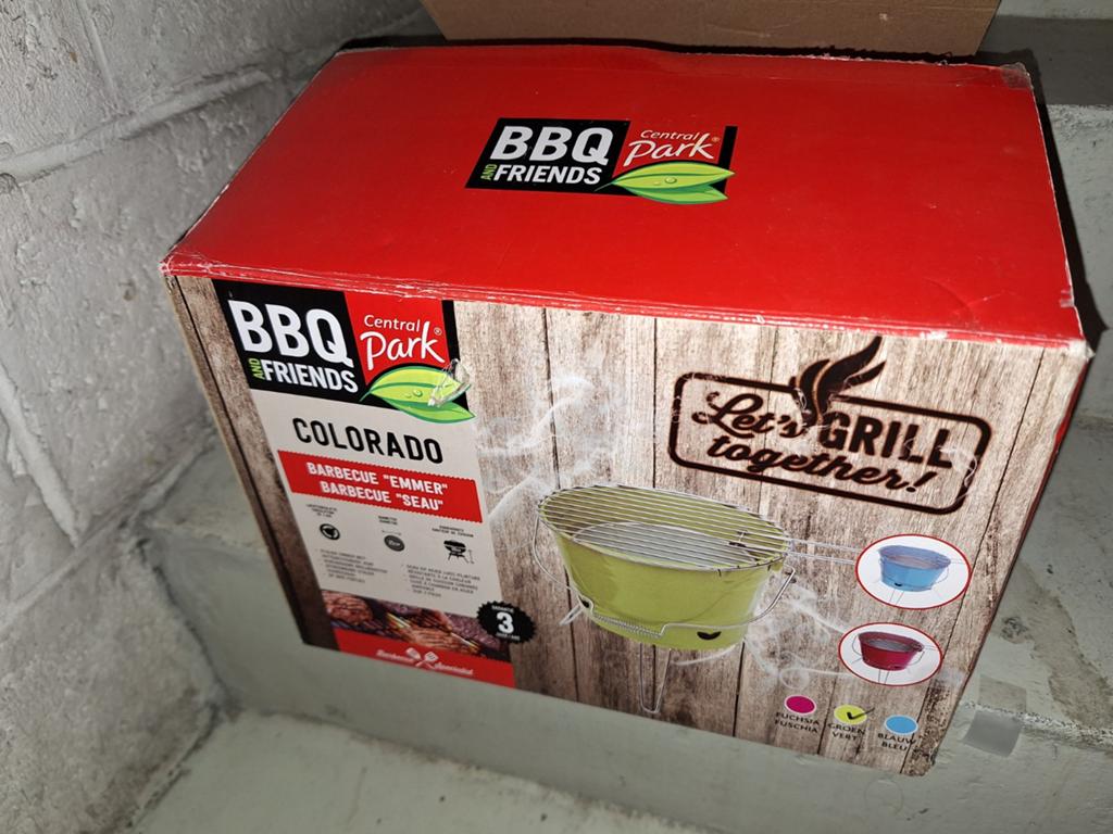 Brico draagbare BBQ, Tuin en Terras, Ophalen