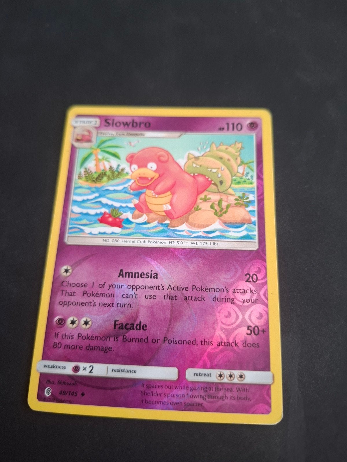 Carte Pokémon Slowbro - HP 110 - 49/145, Enlèvement ou Envoi