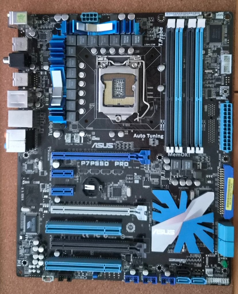moederbord ASUS P7P550 Pro, Ophalen, Gebruikt, Intel, ATX