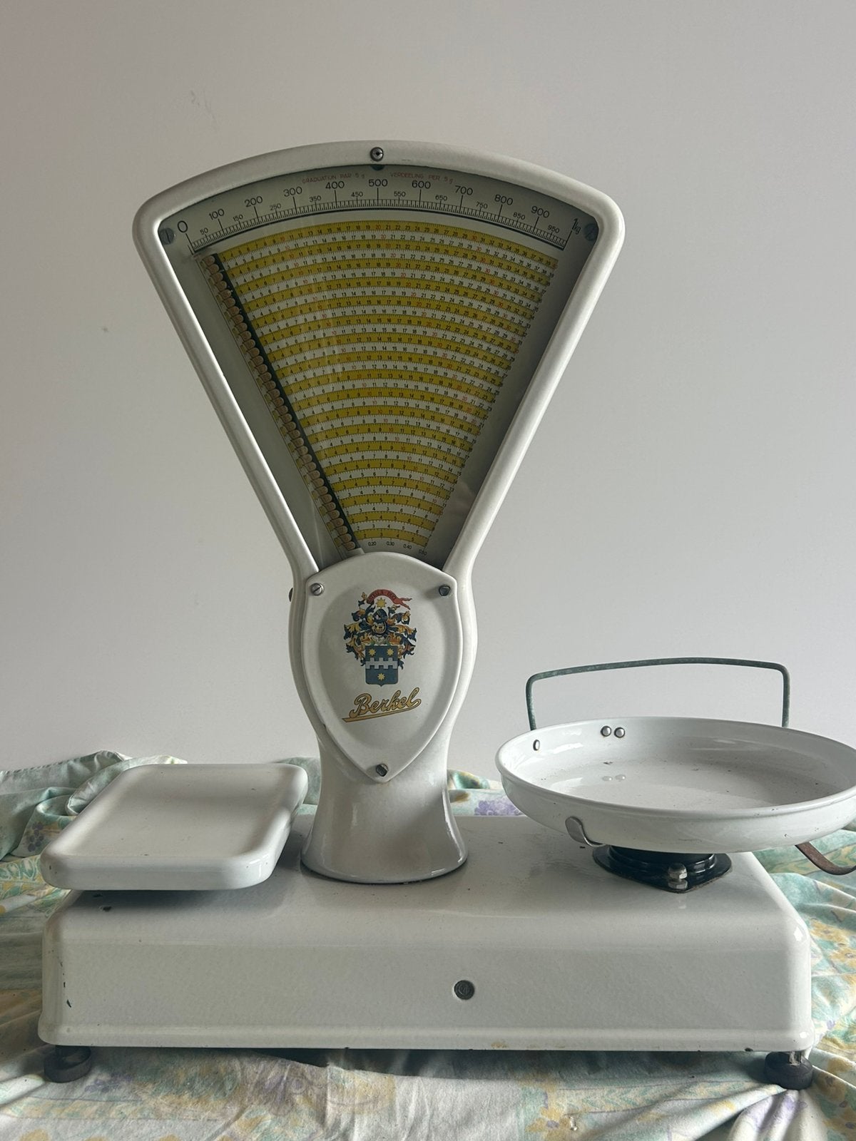 Vintage berkel winkelweegschaal in goede staat, Ophalen, Zo goed als nieuw, Winkelweegschaal