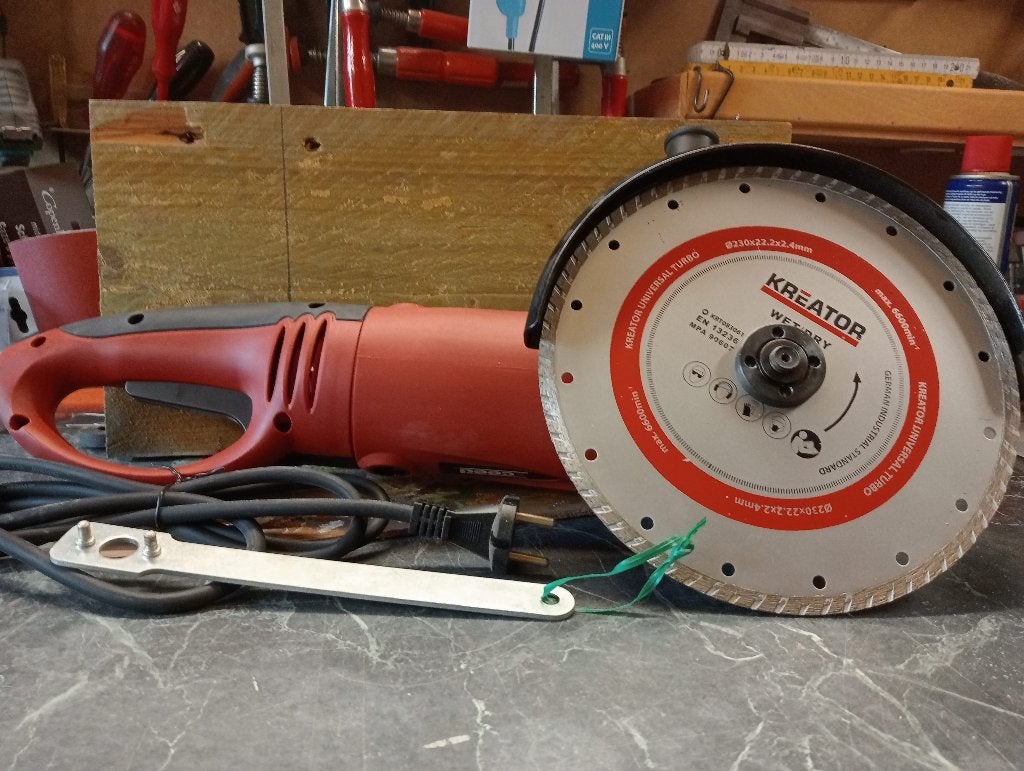 slijpschijf, Ophalen, Zo goed als nieuw, 1000 watt of meer, Haakse handslijpmachine