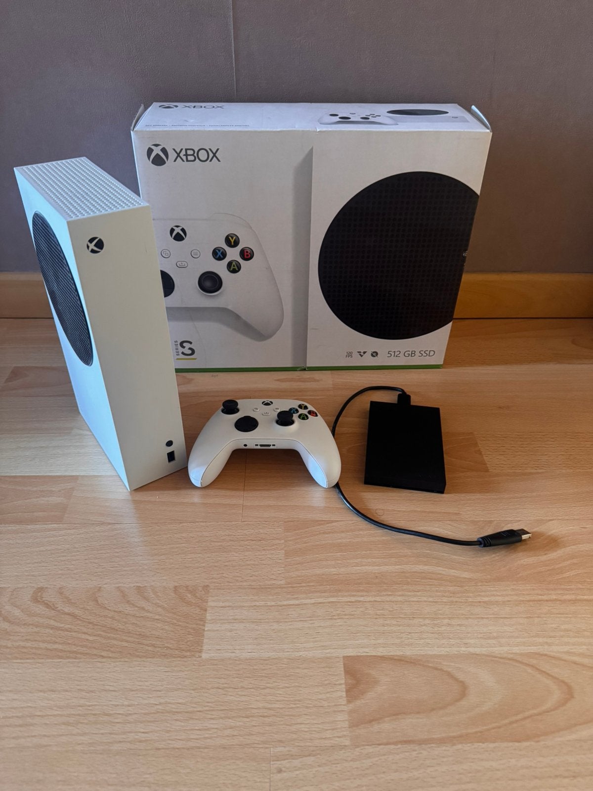 Xbox Series S + 2TB externe harde schijf, Games en Spelcomputers, Ophalen, Zo goed als nieuw, Xbox Series S