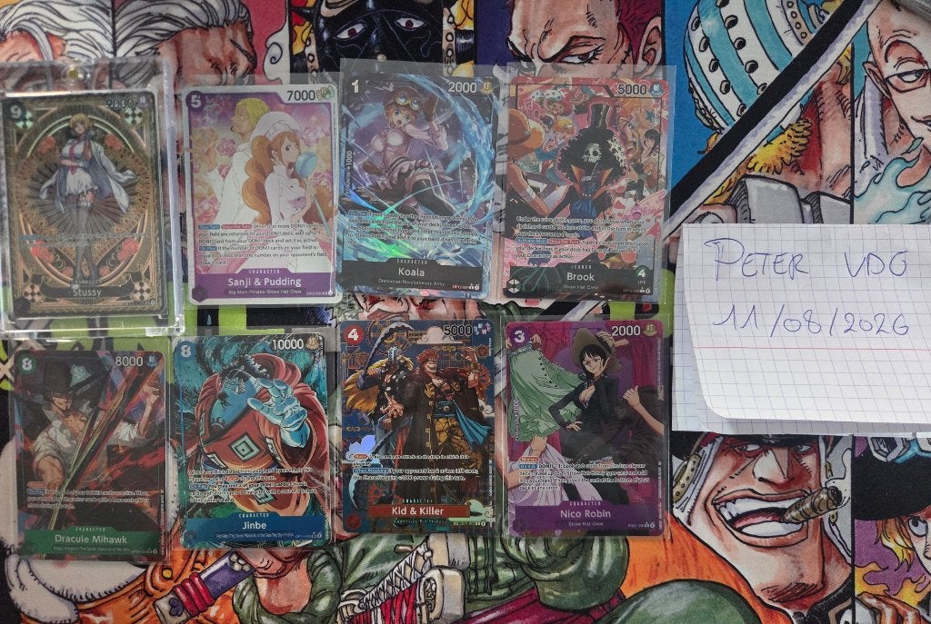 Lot met hits one piece, Neuf, Enlèvement ou Envoi, Foil, Plusieurs cartes