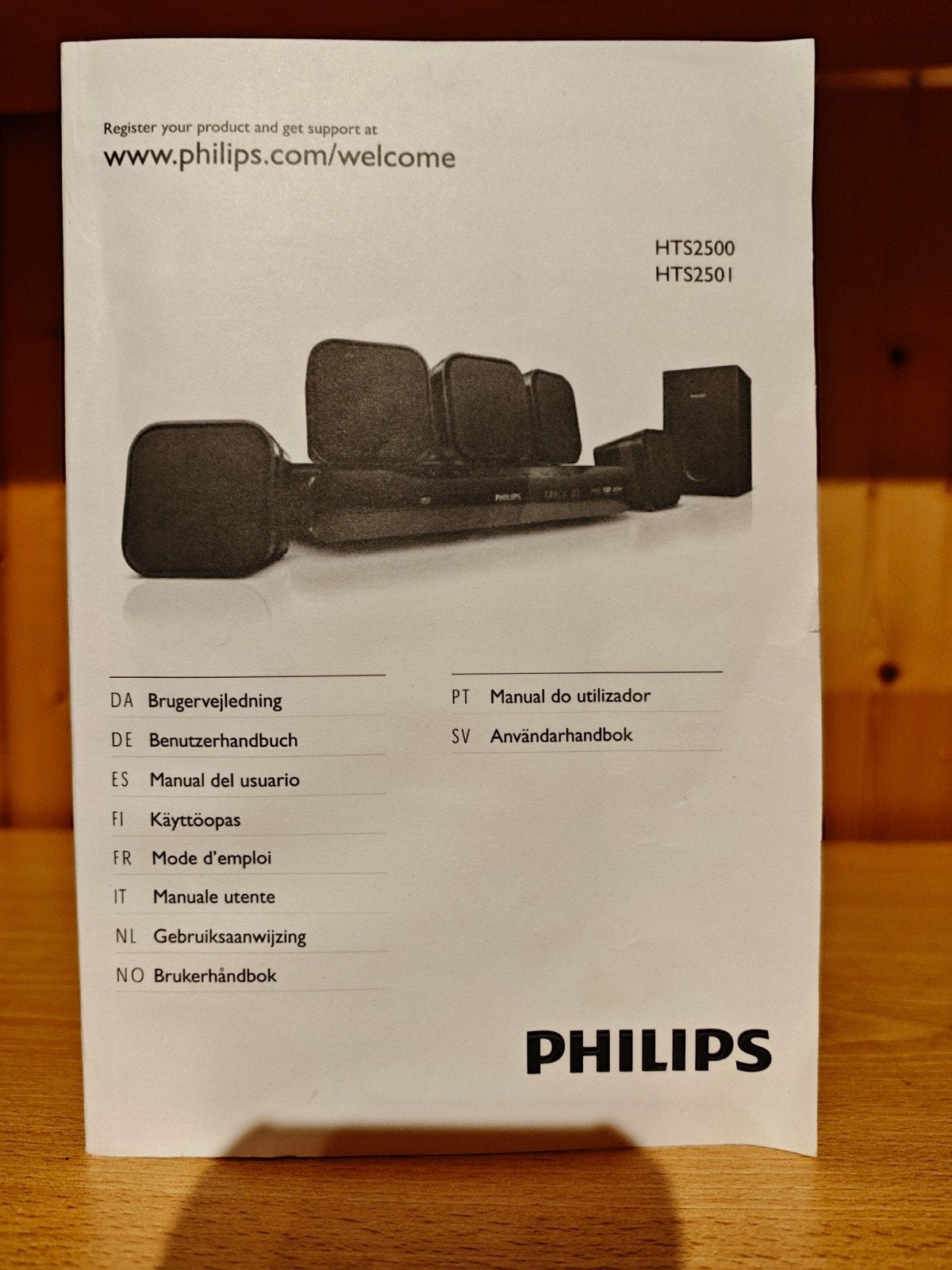 Philips home cinema., Ophalen, Philips, 70 watt of meer, Zo goed als nieuw
