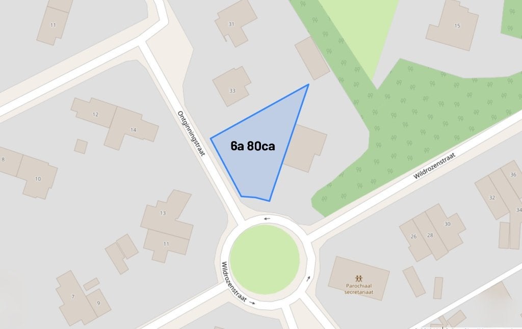 TE KOOP: bouwgrond te Houthalen 6a 80ca, Immo, Gronden en Bouwgronden, 500 tot 1000 m²