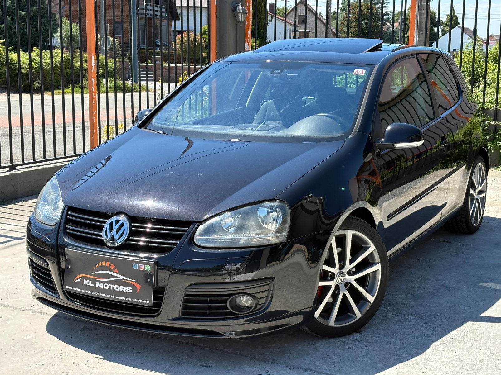 VW GOLF 5 GT SPORT 1.4 TSI ESSENCE 2007 148 000KM CARPASS, Auto's, Voorwielaandrijving, Stof, Zwart, Zwart