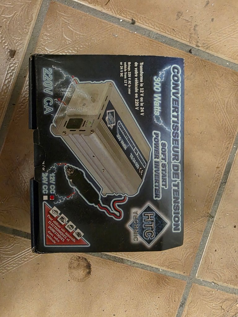 Convertisseur 12v 220v, Enlèvement