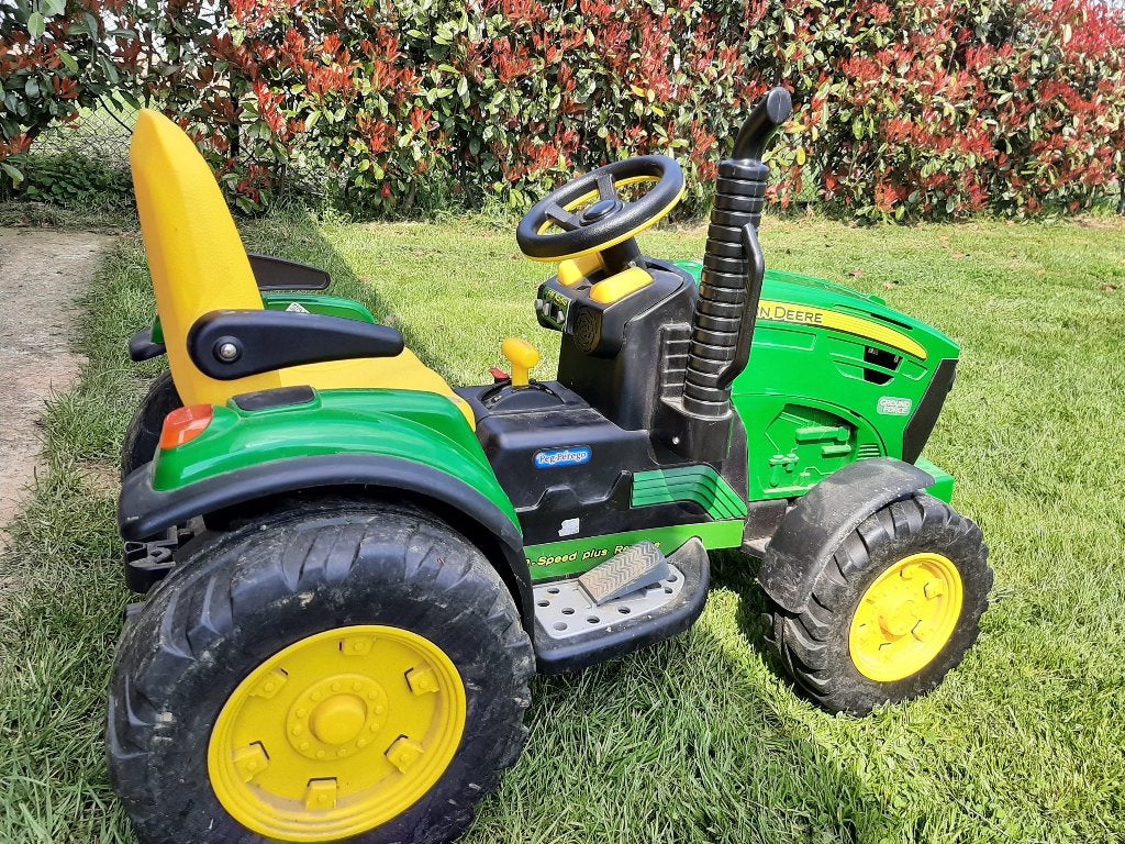 Tracteur électrique enfant, Kinderen en Baby's, Speelgoed | Buiten | Skelters, Gebruikt, Overige merken, Met kar of aanhanger