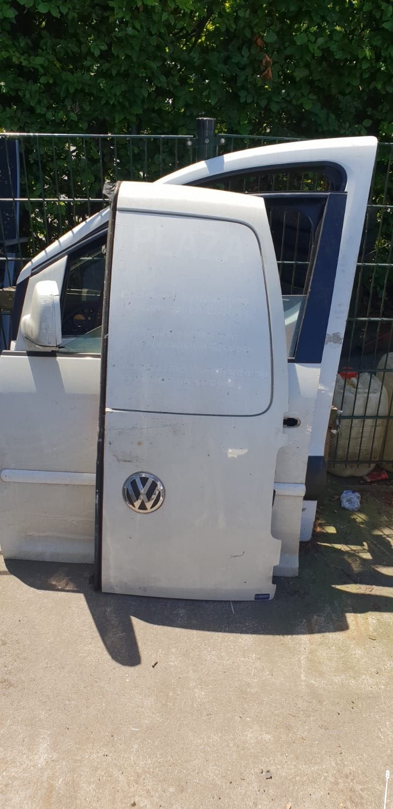 VW CADDY RECHTER ACHTER PORTIER BJ 2007 TOT 2011, Auto-onderdelen, Carrosserie, Deur, Gebruikt, Ophalen of Verzenden