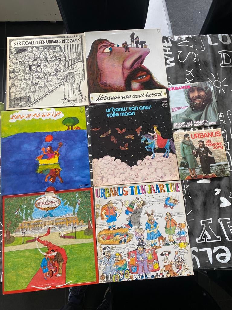 Vinyl Urbanus (6LP’s + 2 singels), Cd's en Dvd's, Ophalen