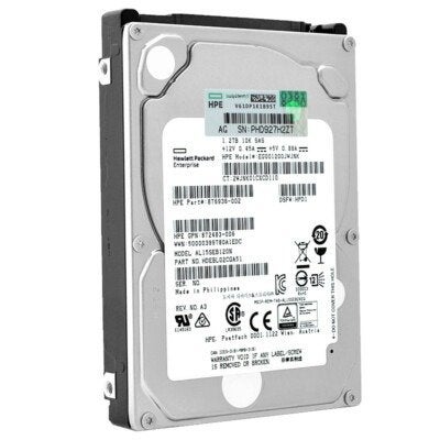 HPE 1.2TB SAS HDD SFF EG001200JWJNK 876936-002, Computers en Software