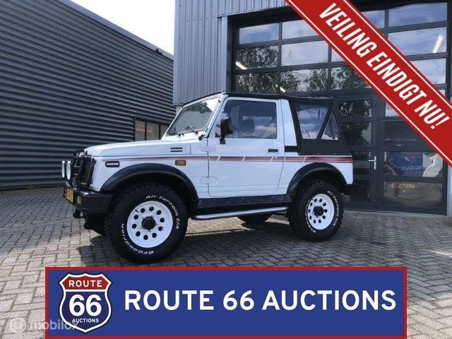 Suzuki Samurai 1.3 Cabriolet 4WD | 1992 | Route 66 Auctions, Zwart, Bedrijf, Handgeschakeld, Overige carrosserie