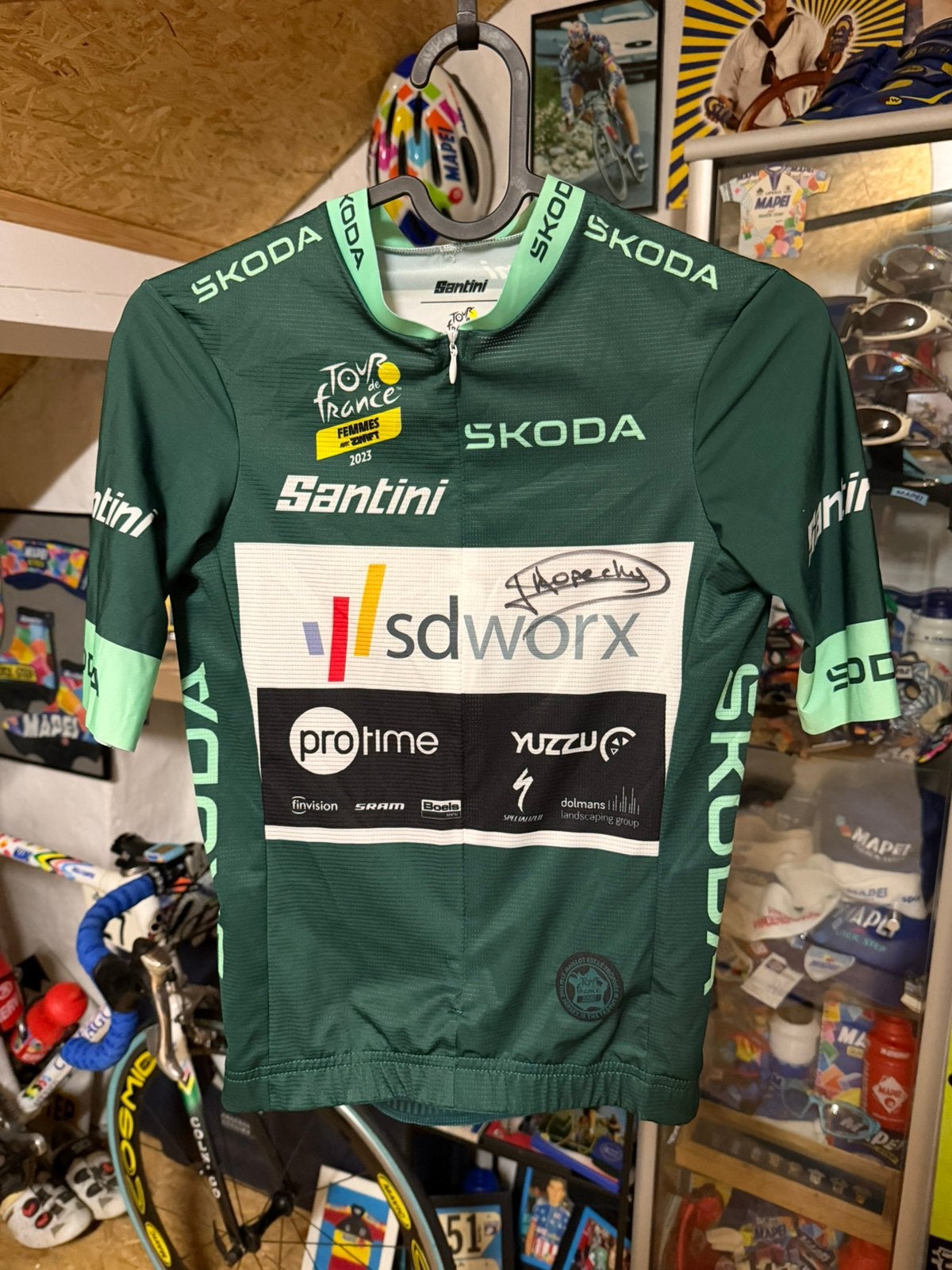 Sdworx - tour de france - Lotte Kopecky, Ophalen of Verzenden, Zo goed als nieuw, S