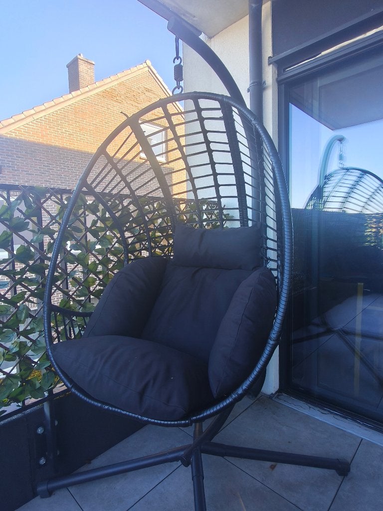Swoods XXL Egg Hangstoel, Tuin en Terras, Ophalen, Zo goed als nieuw, Overige materialen