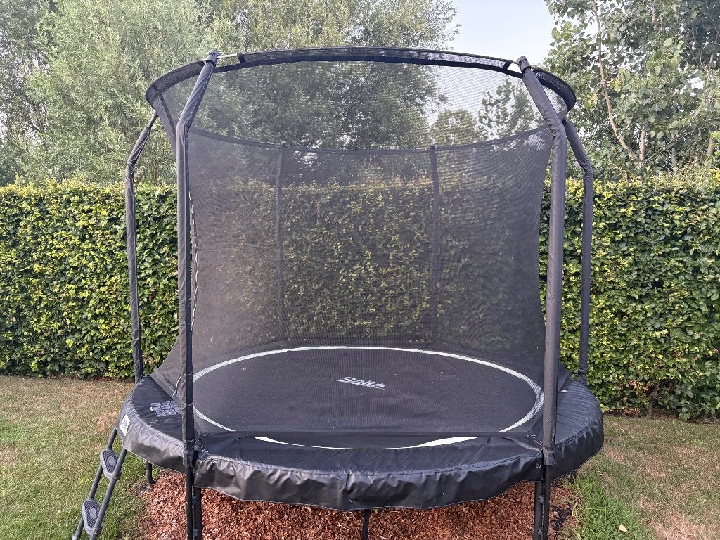 SALTA trampoline PREMIUM BLACK —> EXTRA onderdelen !!!, Kinderen en Baby's, Speelgoed | Buiten | Trampolines, Ophalen, Zo goed als nieuw