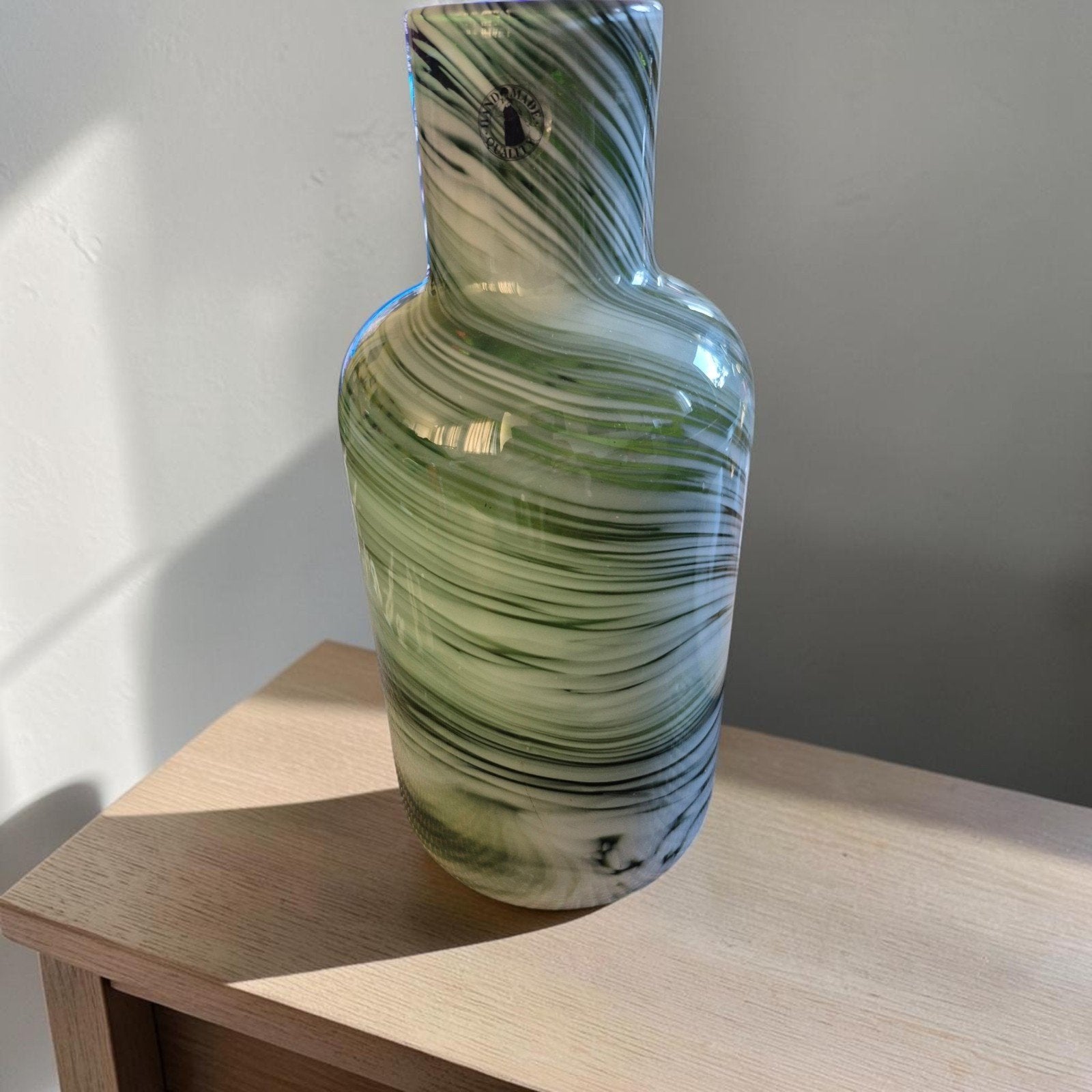 Ikea design, Ophalen of Verzenden, Handgemaakt, Groen, Glas