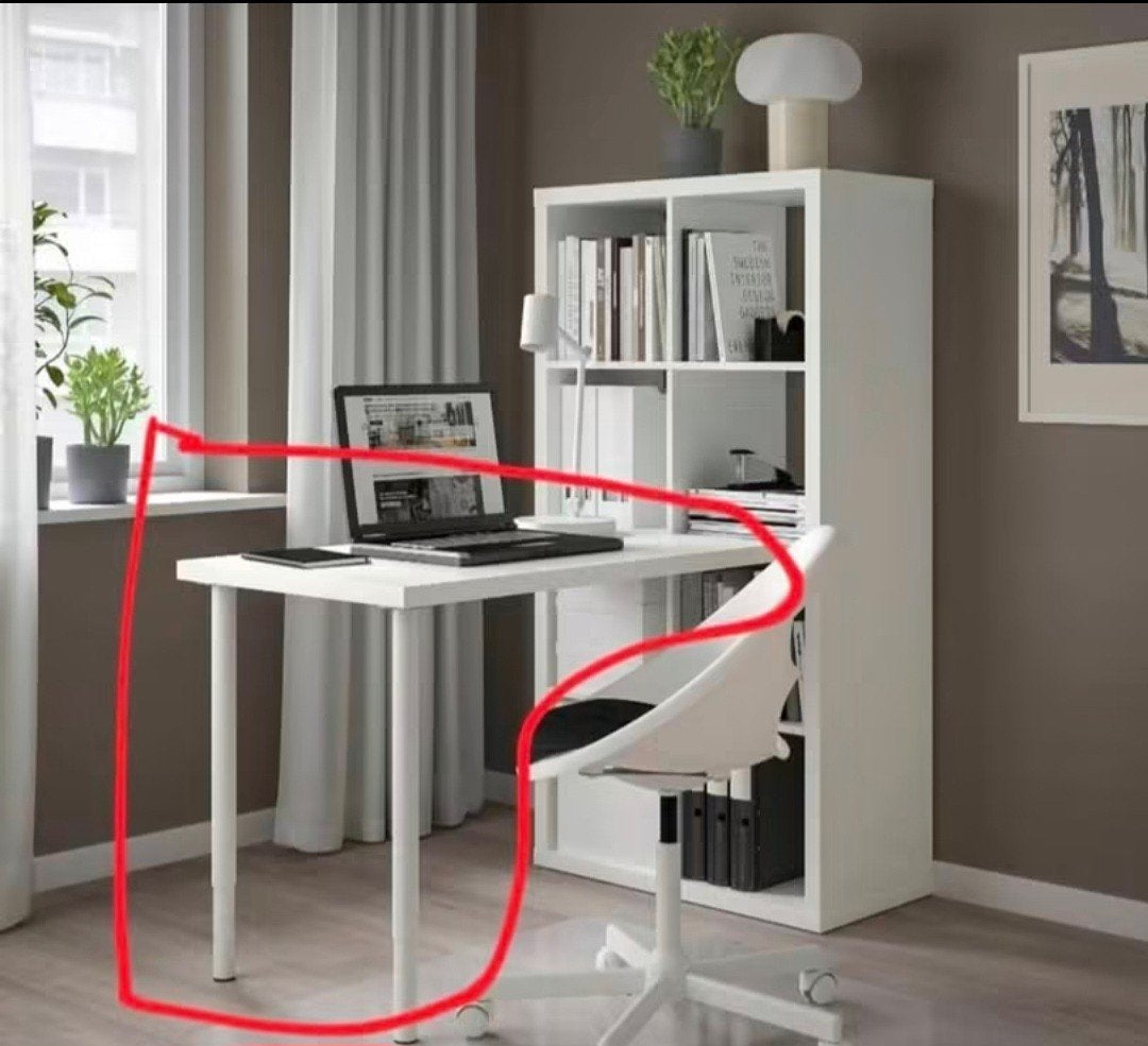 Bureau ikea à fixer sur meuble kallax non fourni, Enlèvement