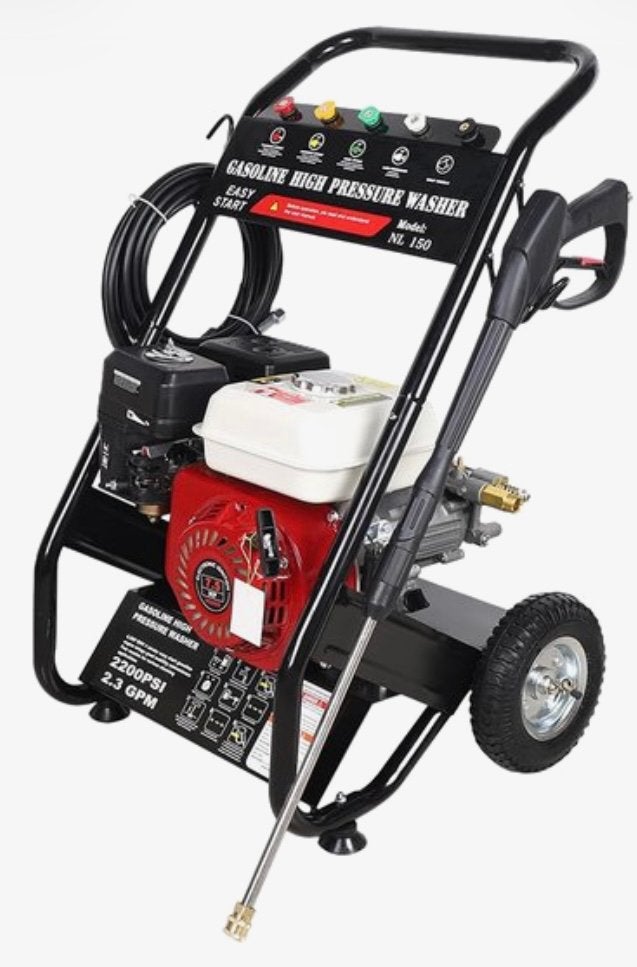 Benzine Hogedrukreiniger - 6,5 pk Motor - 3000 PSI, Ophalen, Zo goed als nieuw, Benzine