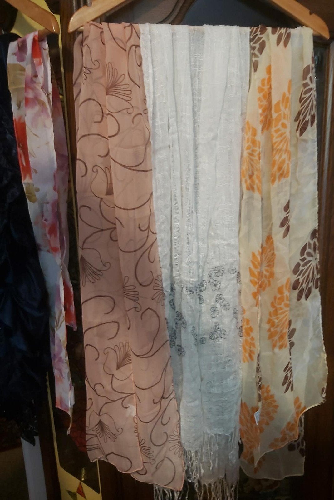 écharpes 6 pièces, foulards, 6 pièces, Enlèvement